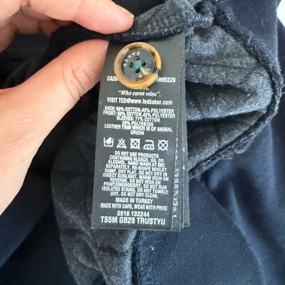 Ted Baker London Quilted Bomber Jacket Size 3 - Picture 6 of 6